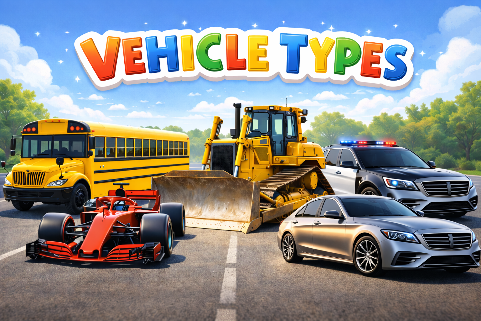 VEHICLE TYPES PUZZLES