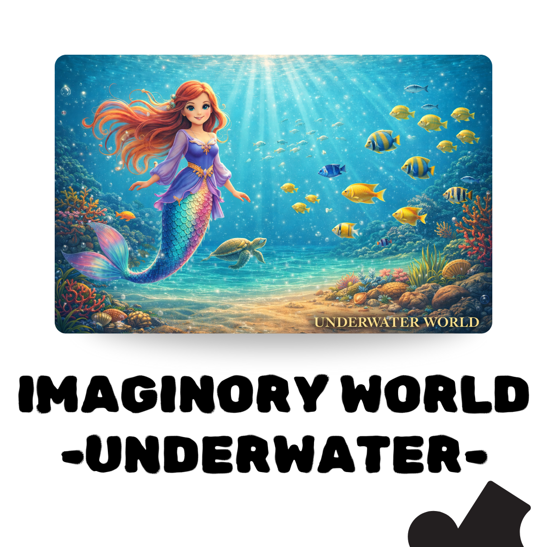 Imaginory World - UNDERWATER WORLD- 120 Pieces A4