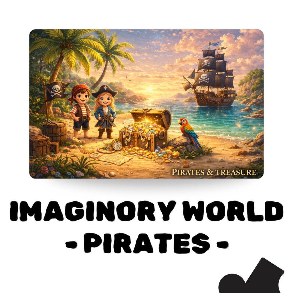 Imaginory World - PIRATES & TRESURE - 120 Pieces A4