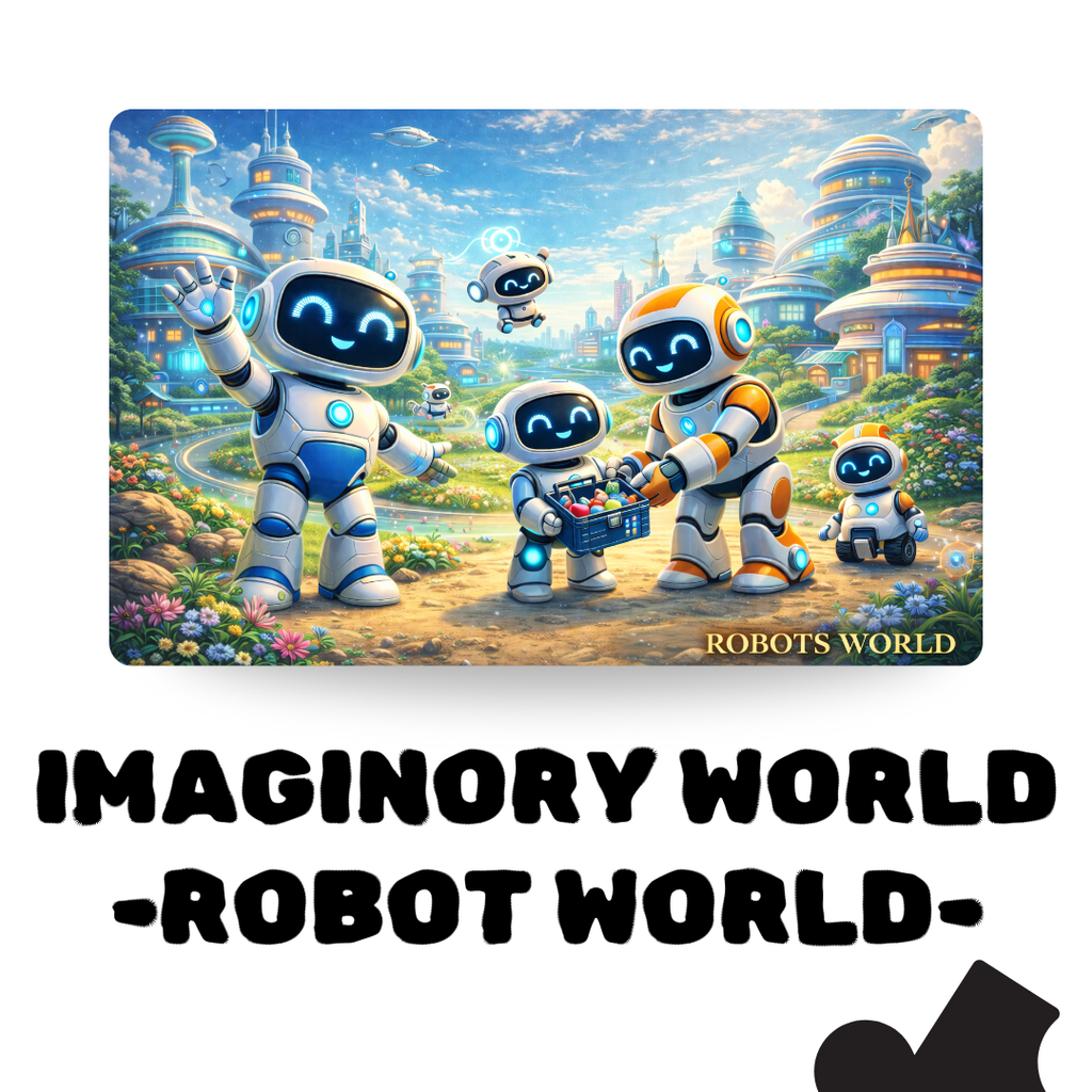 Imaginory World - ROBOT WORLD- 120 Pieces A4