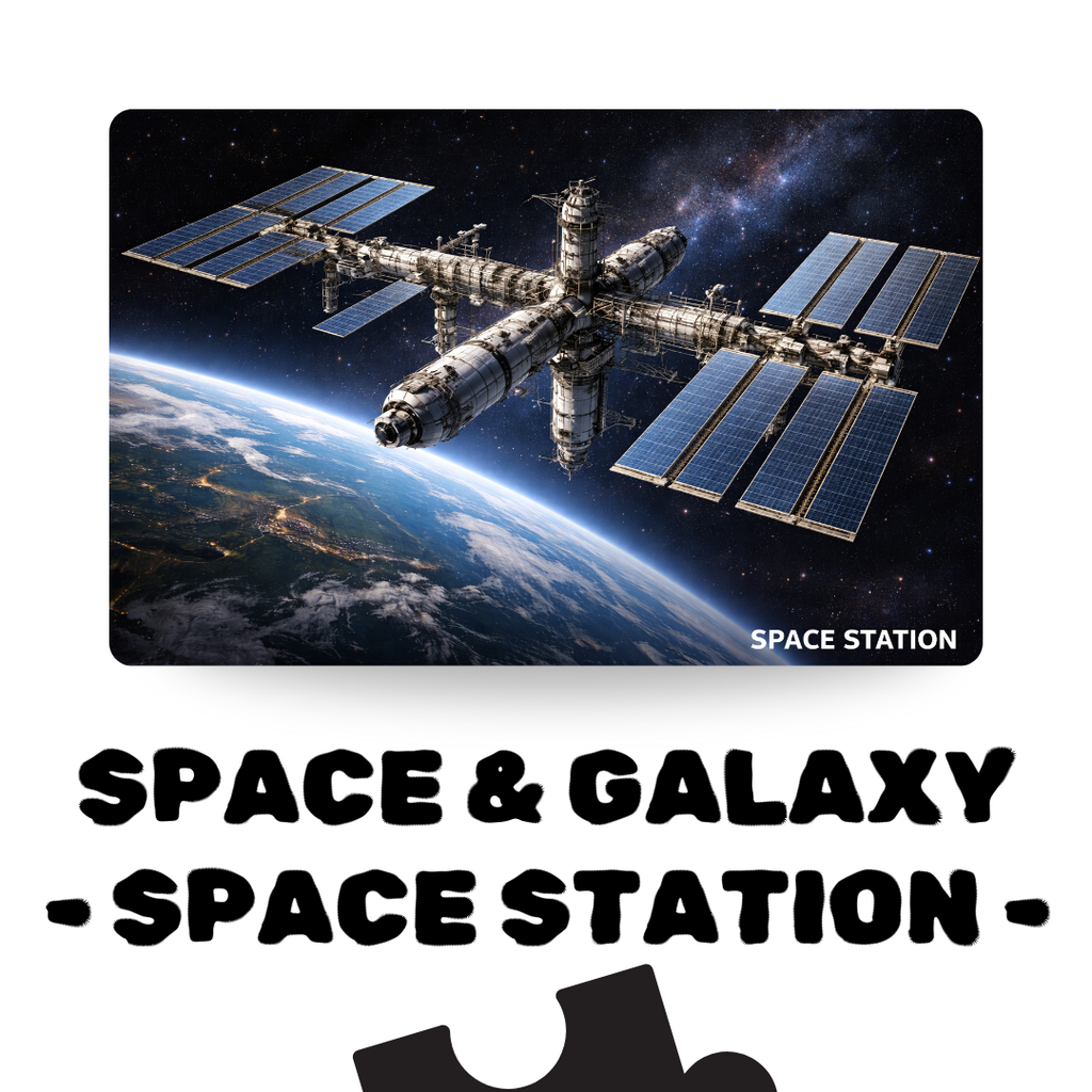 Space & Galaxy - SPACE STATION - 120 Pieces A4
