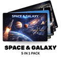 Space & Galaxy 5-in-1 Puzzle Value Pack - 120 Pieces Each - A4