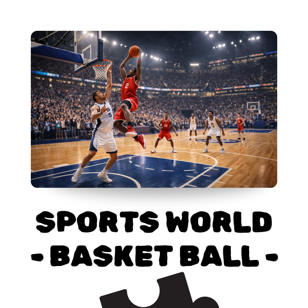 Sports - BASKETBALL - 120 Pieces A4