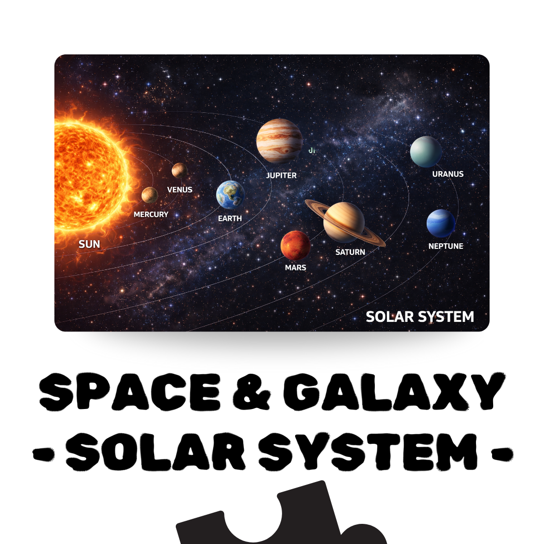 Space & Galaxy - SOLAR SYSTEM - 120 Pieces A4