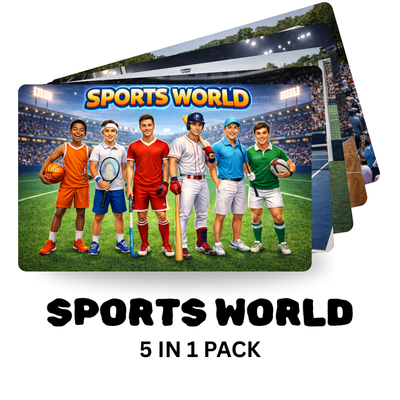 Sports World 5-in-1 Puzzle Value Pack - 120 Pieces Each - A4