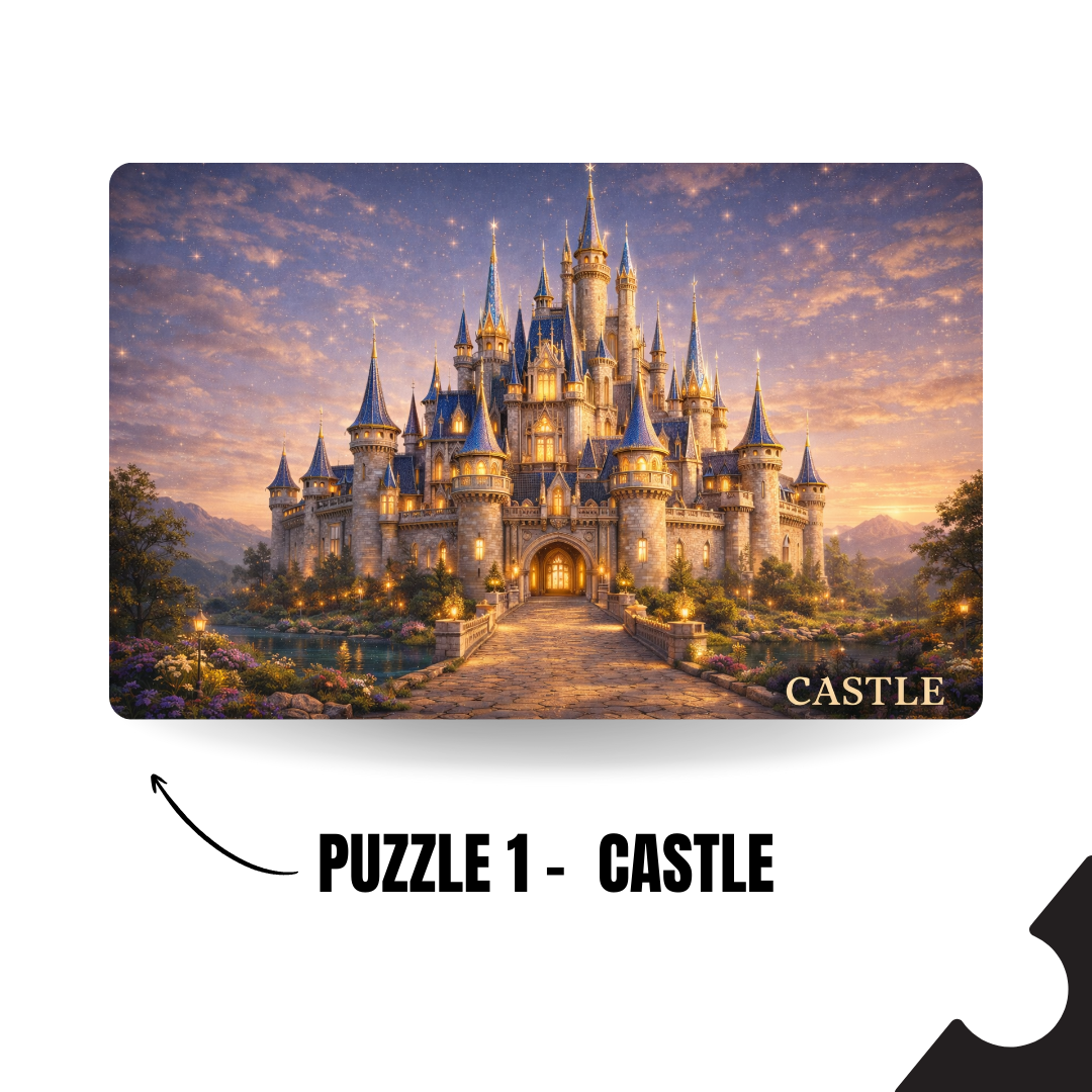 Imaginory World 5-in-1 Puzzle Value Pack - 120 Pieces Each - A4