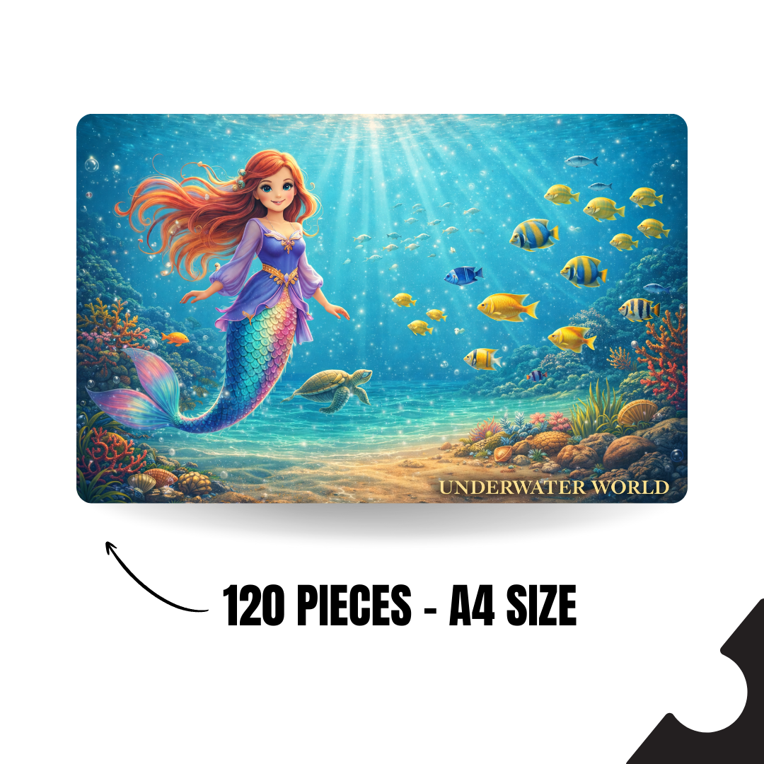 Imaginory World - UNDERWATER WORLD- 120 Pieces A4