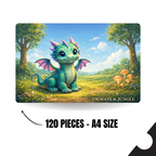 Imaginory World - DRAGON & JUNGLE - 120 Pieces A4