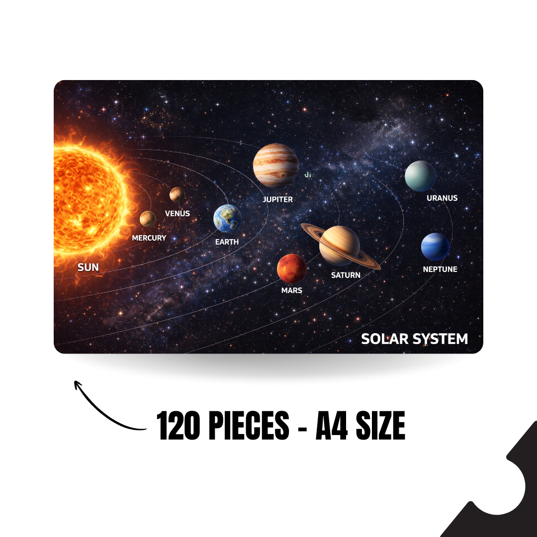 Space & Galaxy - SOLAR SYSTEM - 120 Pieces A4