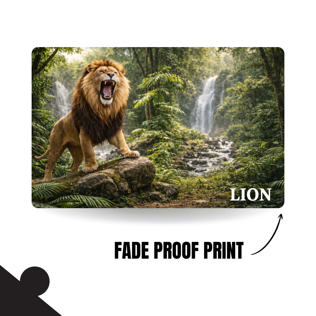 Wild Animal - LION - 120 Pieces Puzzle A4