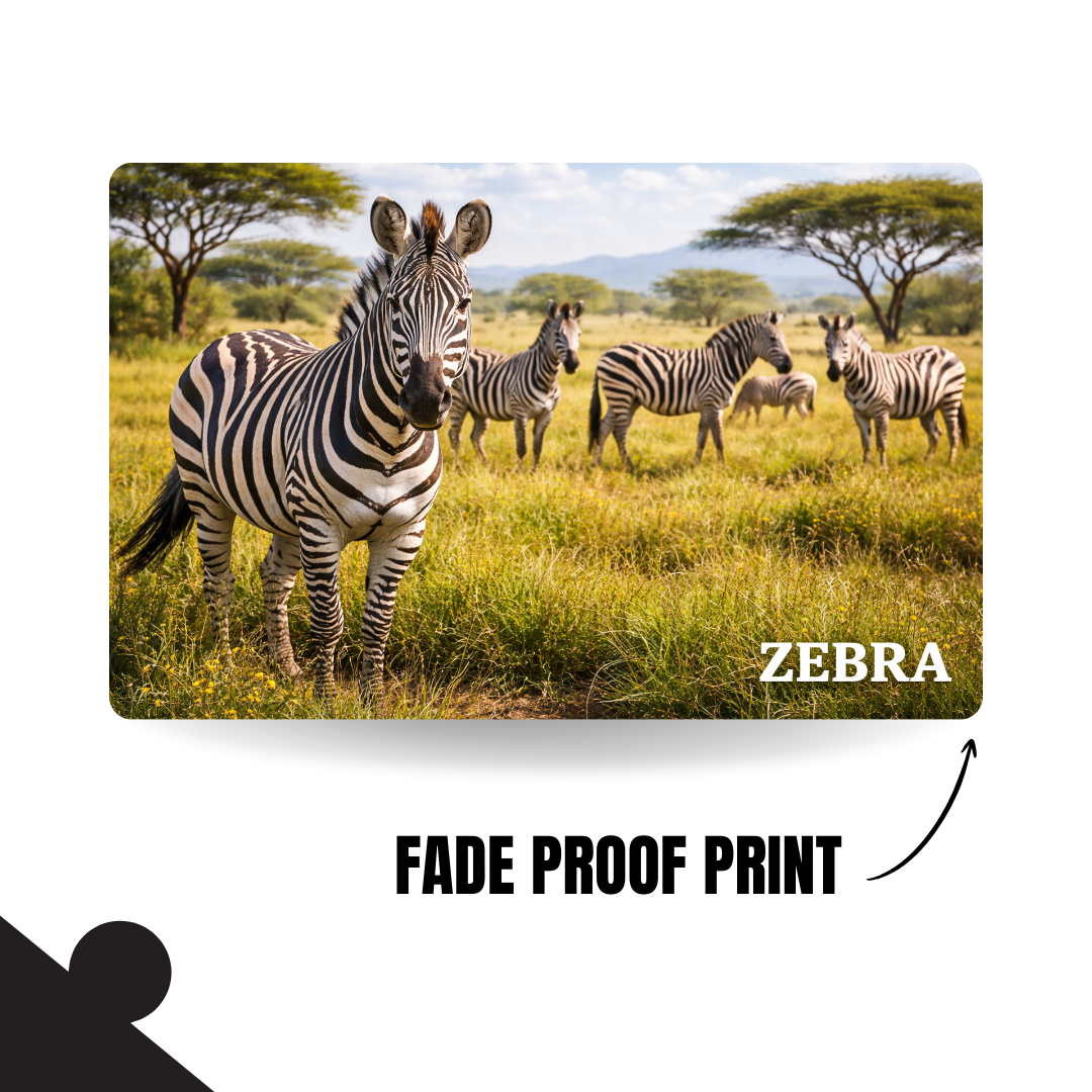 Wild Animal - ZEBRA - 120 Pieces Puzzle A4