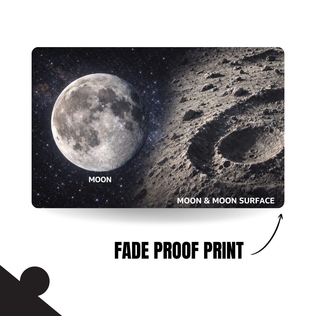 Space & Galaxy - MOON & MOON SURFACE - 120 Pieces A4