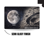 Space & Galaxy - MOON & MOON SURFACE - 120 Pieces A4