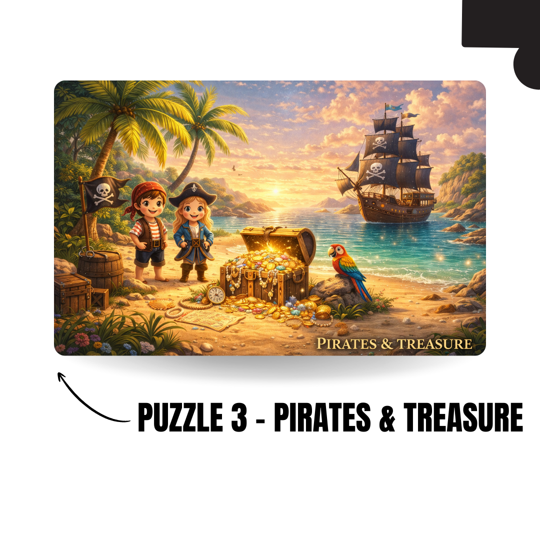 Imaginory World 5-in-1 Puzzle Value Pack - 120 Pieces Each - A4