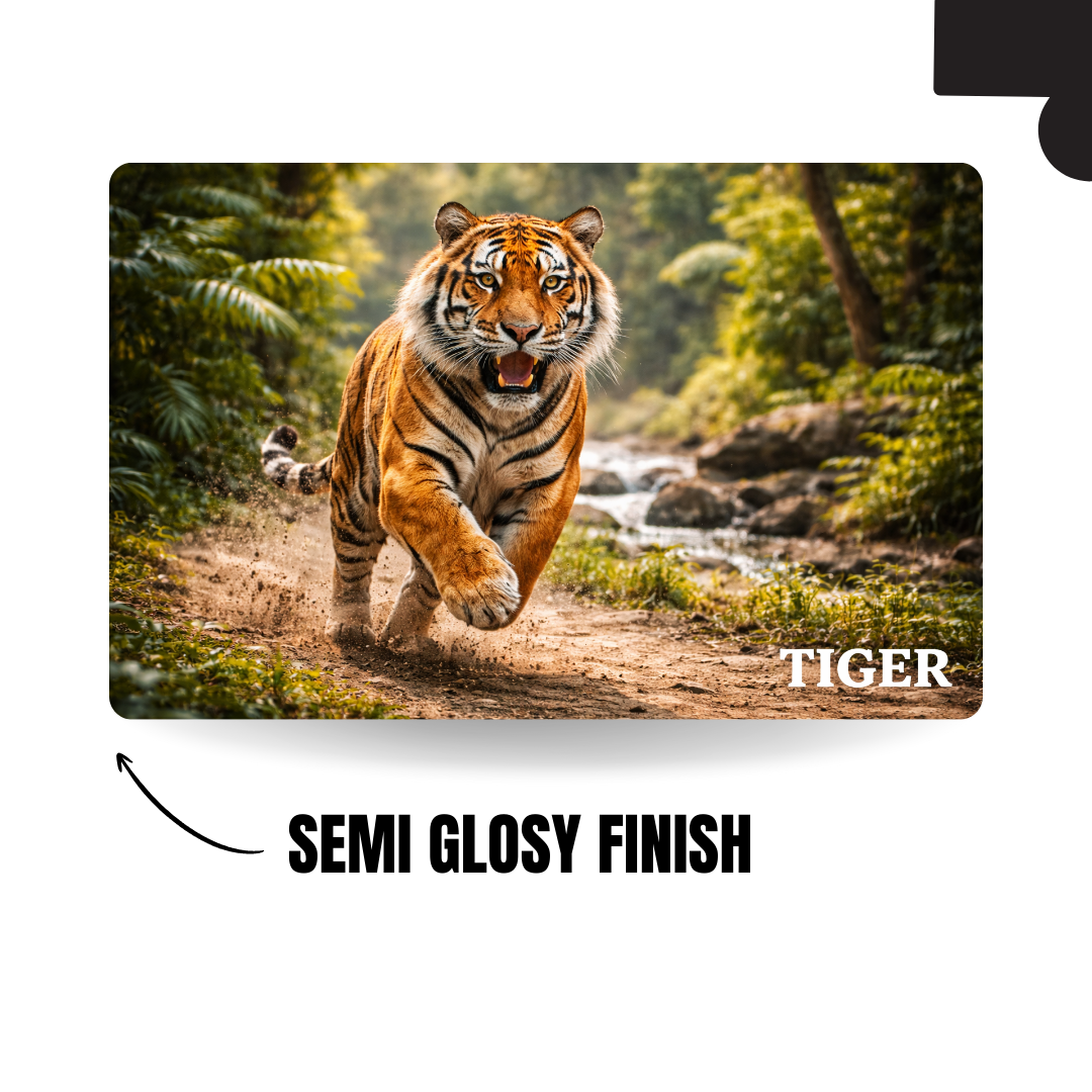Wild Animal - TIGER - 120 Pieces Puzzle A4
