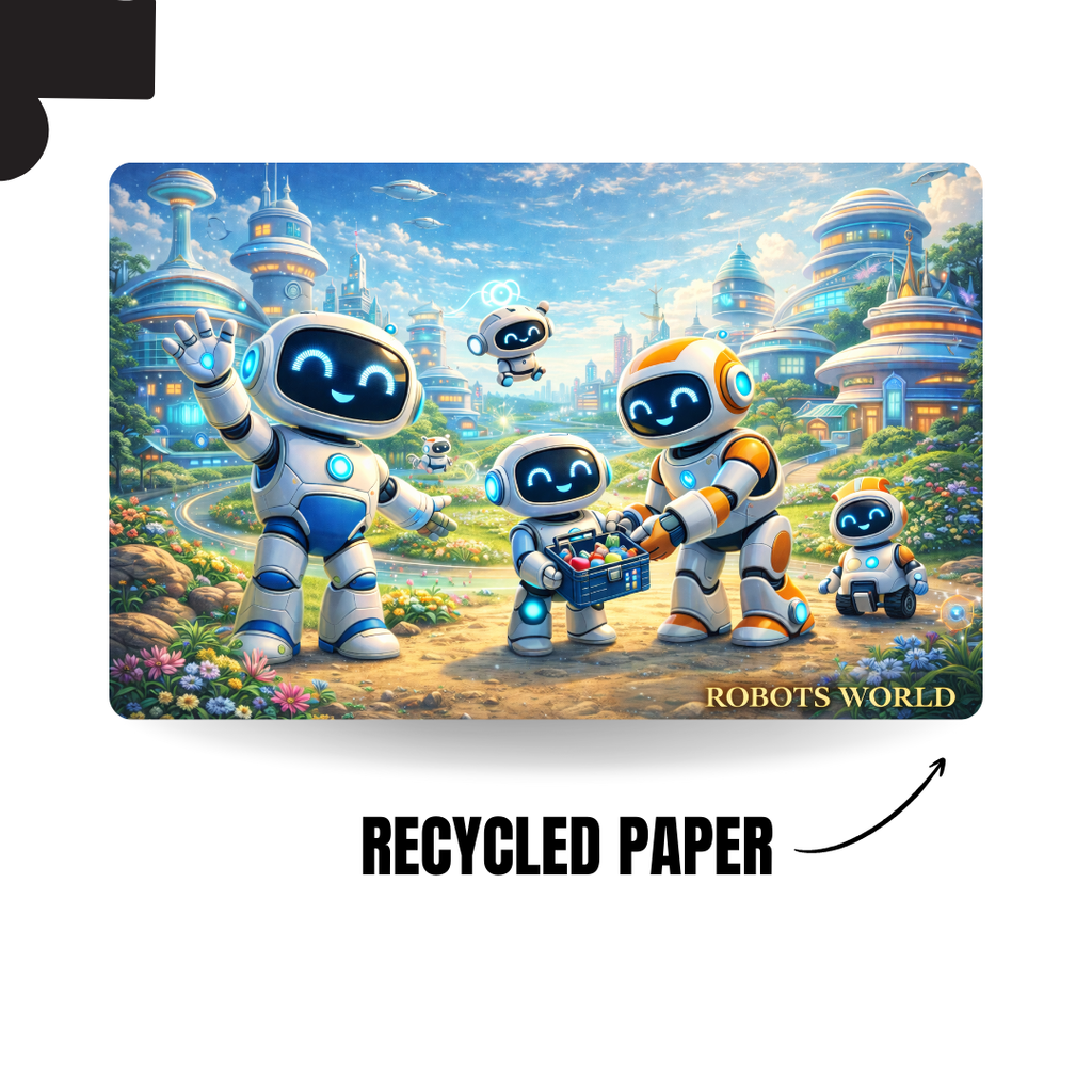 Imaginory World - ROBOT WORLD- 120 Pieces A4