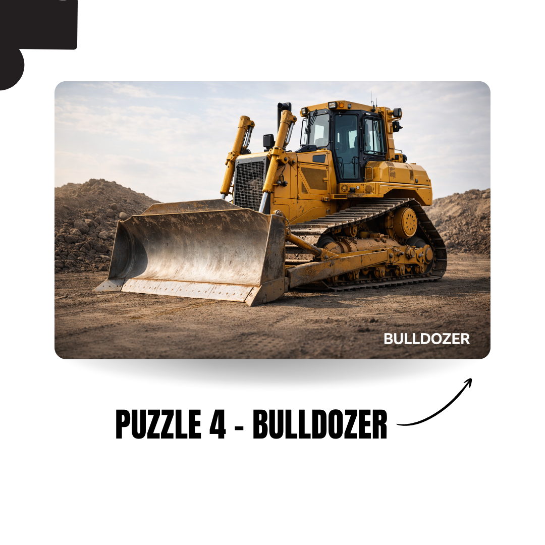 Vehicle Types 5-in-1 Puzzle Value Pack - 120 Pieces Each - A4