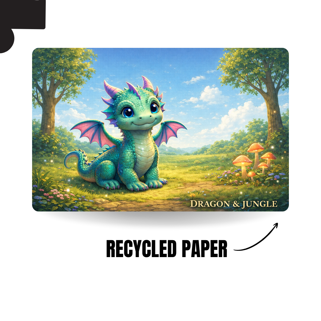 Imaginory World - DRAGON & JUNGLE - 120 Pieces A4