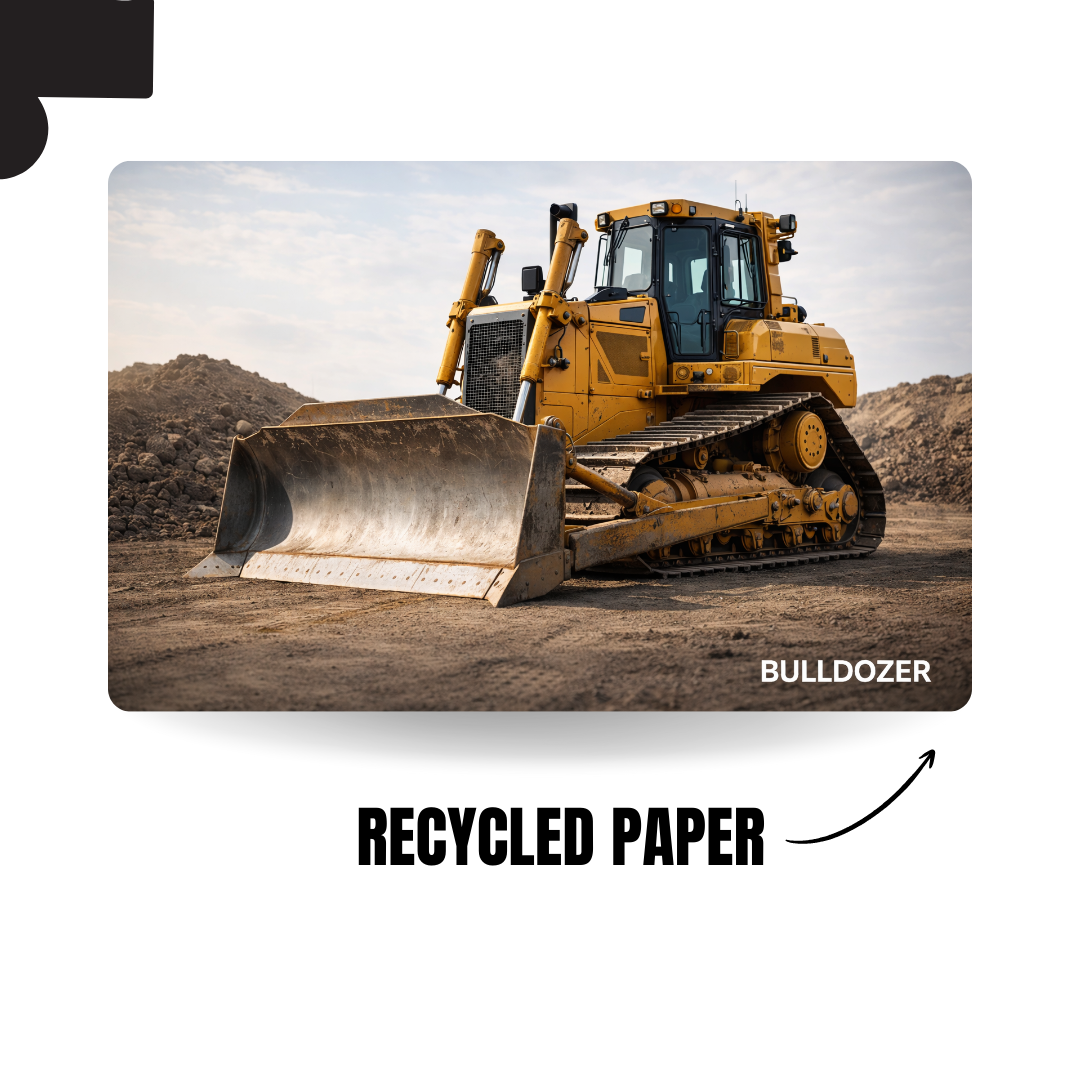 Vehicles - BULLDOZER - 120 Pieces A4