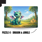 Imaginory World 5-in-1 Puzzle Value Pack - 120 Pieces Each - A4