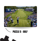 Sports World 5-in-1 Puzzle Value Pack - 120 Pieces Each - A4