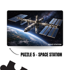 Space & Galaxy 5-in-1 Puzzle Value Pack - 120 Pieces Each - A4