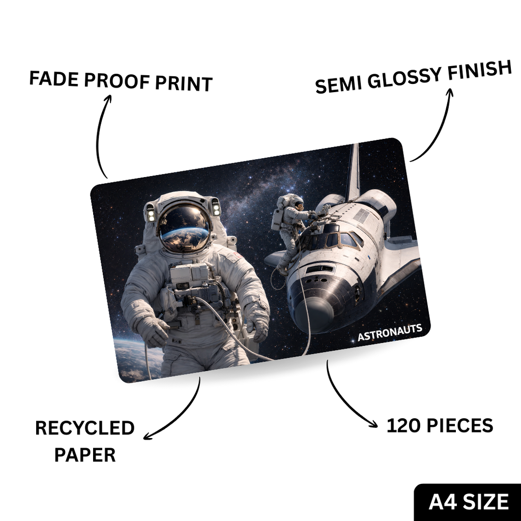 Space & Galaxy 5-in-1 Puzzle Value Pack - 120 Pieces Each - A4