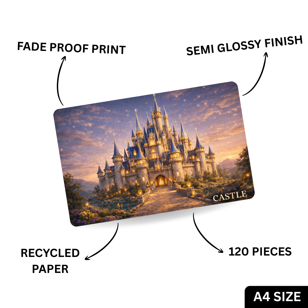 Imaginory World 5-in-1 Puzzle Value Pack - 120 Pieces Each - A4